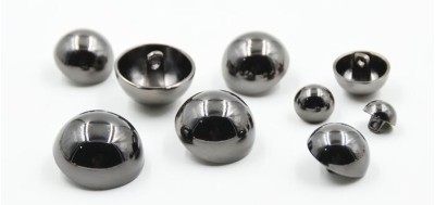 ZJ    球面蘑菇金屬高腳扣   襯衫扣  鋅合金電鍍  10mm 12mm 16mm  18mm  20mm  23mm  25mm 後面照